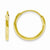 14k Yellow Gold Endless Hoop Earrings
