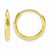 14k Yellow Gold Endless Hoop Earrings