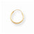 14k Yellow Gold Endless Hoop Earrings