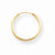 14k Yellow Gold Endless Hoop Earrings