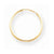 14k Yellow Gold Endless Hoop Earrings