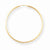14k Yellow Gold Endless Hoop Earrings
