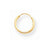 14k Yellow Gold Endless Hoop Earrings