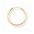 14k Yellow Gold Endless Hoop Earrings