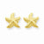 14k Yellow Gold Starfish Post Earrings