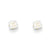 14k Yellow Gold CZ Post Earrings