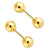 14k Yellow Gold Polished Reversible 4mm Ball Earrings