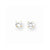 14k Yellow Gold 4mm CZ Post Earrings
