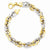 14K White and Yellow Gold Fancy Bracelet