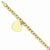 14K Yellow Gold Heart Charm