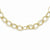 14K Yellow Gold Adjustable Oval Link Necklace