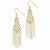 14k Yellow Gold Bead Chain Earrings