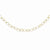 14K Yellow Gold Oval Link Necklace