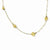 14K Yellow Gold Diamond-Cut Bead Necklace