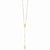 14K Yellow Gold Beads Rosary Necklace