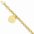 14K Yellow Gold Heart Charm