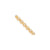 14K Yellow Gold Polished Fancy Rolo Link Bracelet