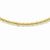 14K Yellow Gold Polished Fancy Rolo Link Necklace