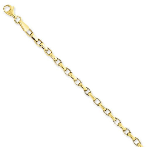 14K Yellow Gold Fancy Link Bracelet