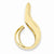 14k Gold Fits up to 5mm Omega, 6mm Reversible, Omega Slide Pendant, Beautiful Pendants for Necklace