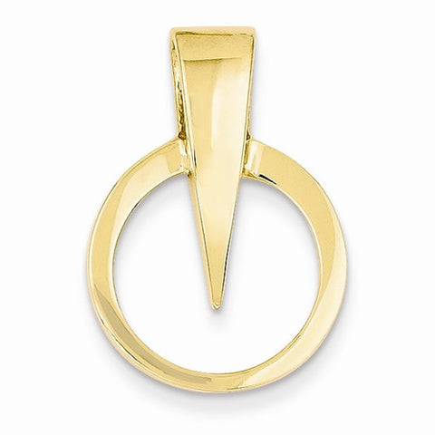 14k Gold Fits up to 2.5mm on Fancy/Regular/Reversible Omega Slide Pendant, Pendants for Necklace