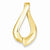 14k Gold Fits up to 10mm Omega, 8mm Reversible, Omega Slide Pendant, Pendants for Necklace