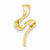 14k Gold Chain Slide Pendant, Classy Pendants for Necklace