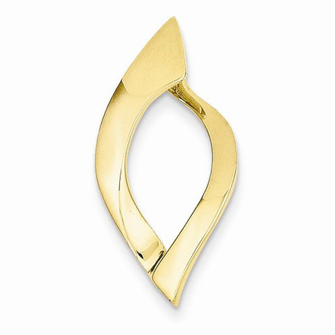 14k Gold Fits up to 4mm Omega, 6mm Reversible, Omega Slide Pendant, Appealing Pendants for Necklace