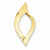 14k Gold Fits up to 4mm Omega, 6mm Reversible, Omega Slide Pendant, Appealing Pendants for Necklace