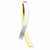 14k Gold Two-tone Contemporary Slide Pendant, Pendants for Necklace