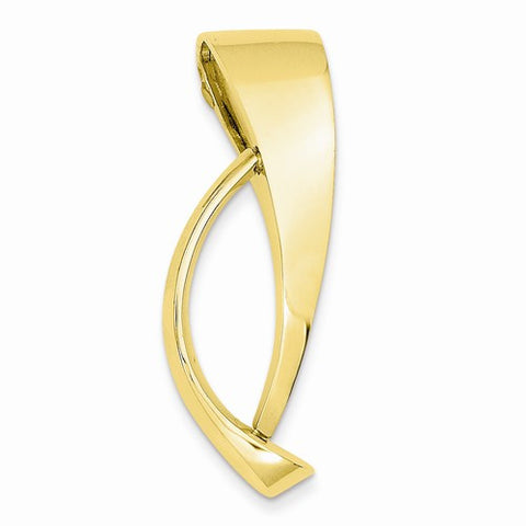 14k Gold Modern Slide Pendant, Pendants for Necklace