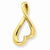 14k Gold Slide Pendant, Fine Pendants for Necklace