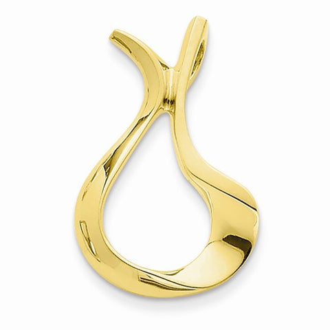 14k Gold Slide Pendant, Pendants for Necklace