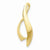14k Gold Slide Pendant, Charm