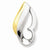 14k Gold Two-tone Fits up to 6mm Omega, 8mm Reversible, Omega Slide Pendant, Beautiful Pendants for Necklace
