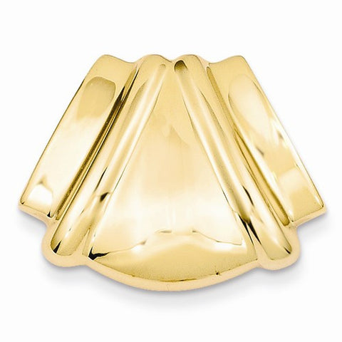 14k Gold Omega Slide Pendant, Exquisite Pendants for Necklace