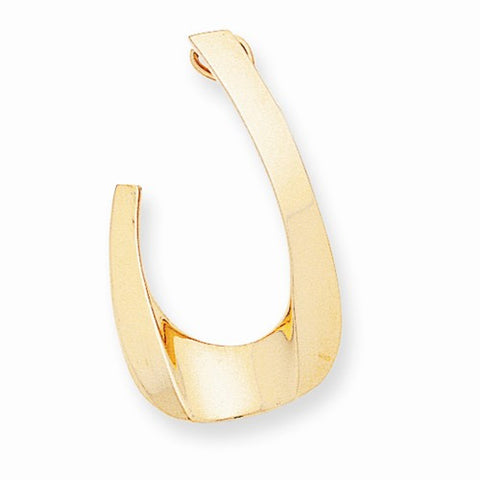 14k Gold Fits up to 8mm on Either Style Omega, Omega Slide Pendant, Delightful Pendants for Necklace