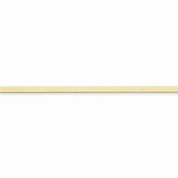 14K Yellow Gold Silky Herringbone Chain