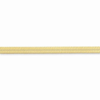 14K Yellow Gold Silky Herringbone Chain