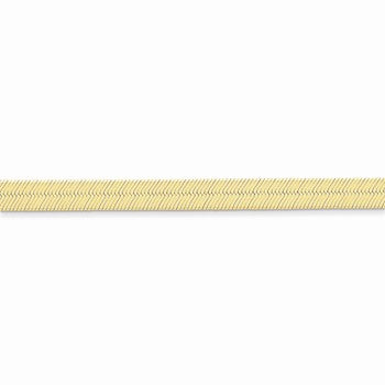14K Yellow Gold Silky Herringbone Chain