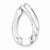 14k White Gold Designer Slide Pendant, Gorgeous Pendants for Necklace