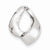 14k White Gold Reversible Fancy Omega Slide Pendant, Lovely Pendants for Necklace