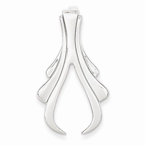 14k White Gold Fits up to 8mm on Either Style Omega, Omega Slide Pendant, Gorgeous Pendants for Necklace