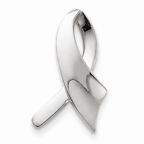 14k White Gold Slide Pendant, Delightful Pendants for Necklace