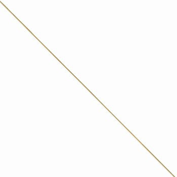 14K Yellow Gold Round Snake Chain