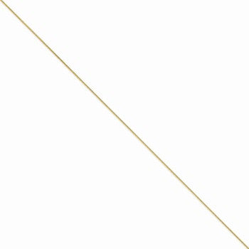 14K Yellow Gold Round Snake Chain
