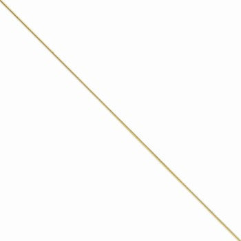 14K Yellow Gold Round Snake Chain