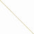 14K Yellow Gold Round Snake Chain Bracelet