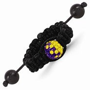 Swarovski Elements Cedar Falls Spirit Macrame Ring