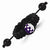 Swarovski Elements Manhattan Spirit Macrame Ring